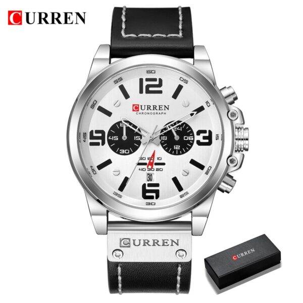 Relógios de pulso masculino, Curren, marca superior, luxo, moda, quartzo, com data, negócios, esporte, para homens - Image 17