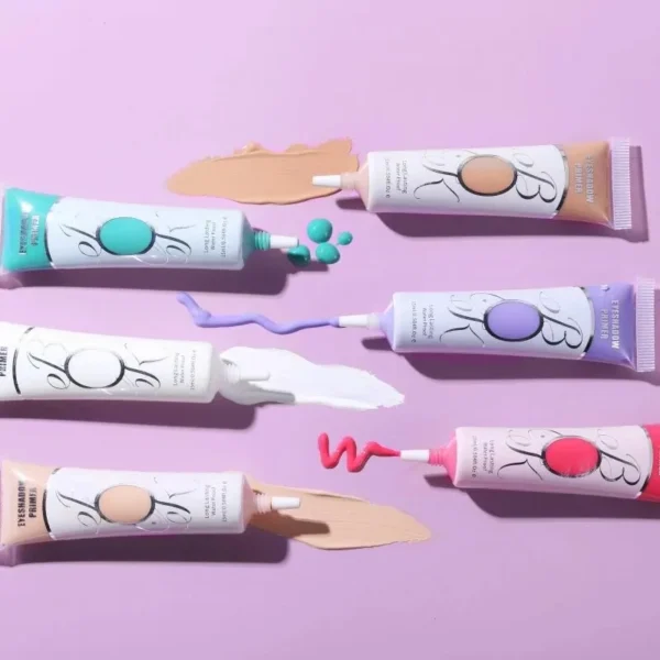 Sombras Base para olhos, creme maquiagem Branco Dark Eye Shadow, Concealer Fácil de cor Base Maquiagem de longa duração Waterproof Matte Liquid Eyeshadow Primer - Image 2