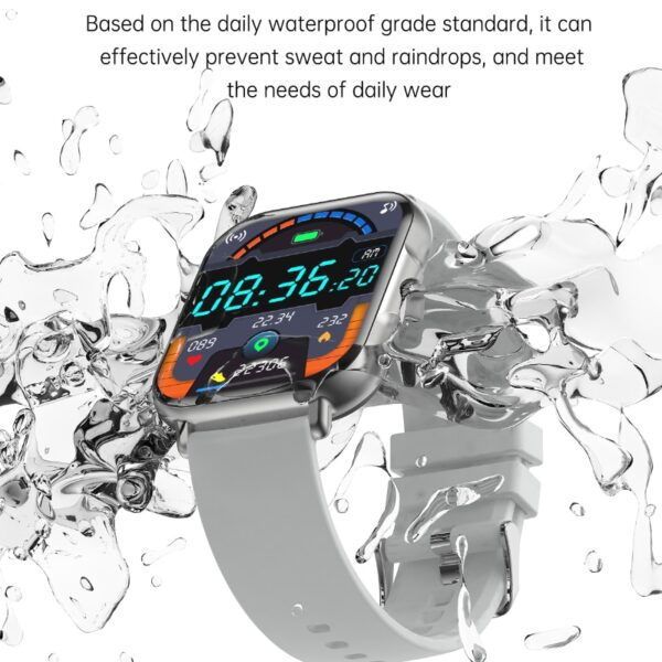 Relógio de pulso, inteligente, H15 Bluetooth, Carregamento Sem Fio, Pulseira, Freqüência Cardíaca, Fitness, Telefones Celulares, Ao Ar Livre, Esporte - Image 5