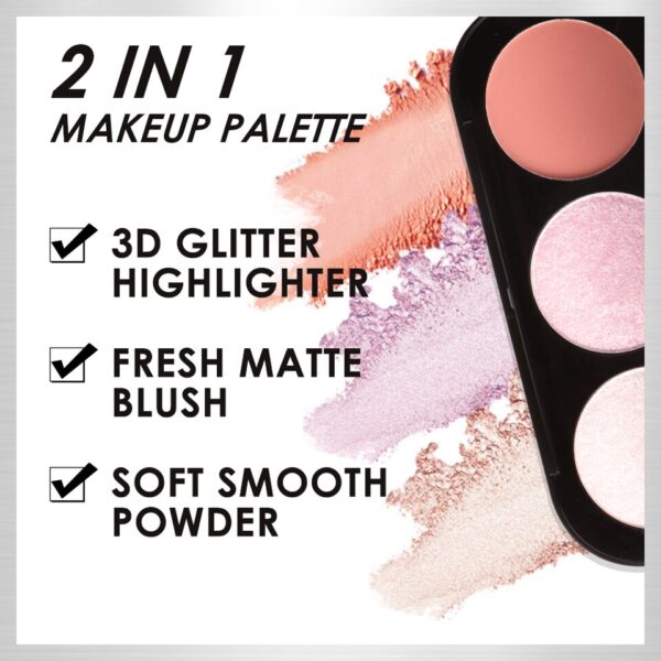 Blush pigmento, Focallure-Paleta De Péssego Maquiagem, Nutrição Mineral, Tonalidade De Bochecha, Contorno De Rosto, Blush Em Pó, Creme, 5 Cores - Image 2