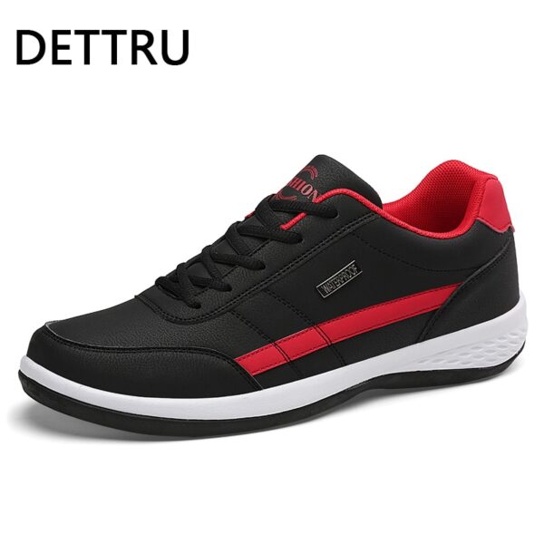 Sapatos masculino de couro respirável, de lazer, marca de luxo, England Trend - Image 9