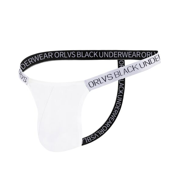 Cuecas masculina LGBTQ Jockstrap, cintura baixa, ORLVS-Sissy, Bolsa Pênis Modal, Lingerie Sexy, Gay, G-strings - Image 5
