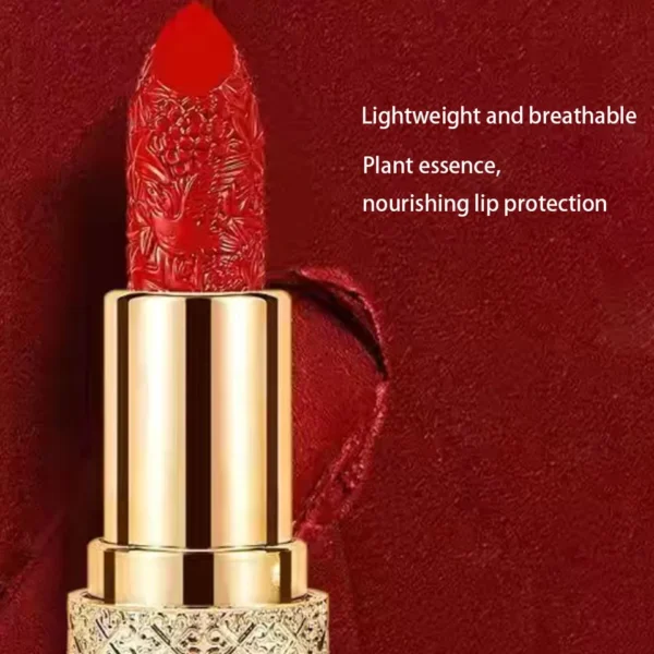 Batom impermeável lip stick, Matte, Longa Duração Sexy Red Pink Velvet Nude, Lábios Cosméticos Maquiagem - Image 5