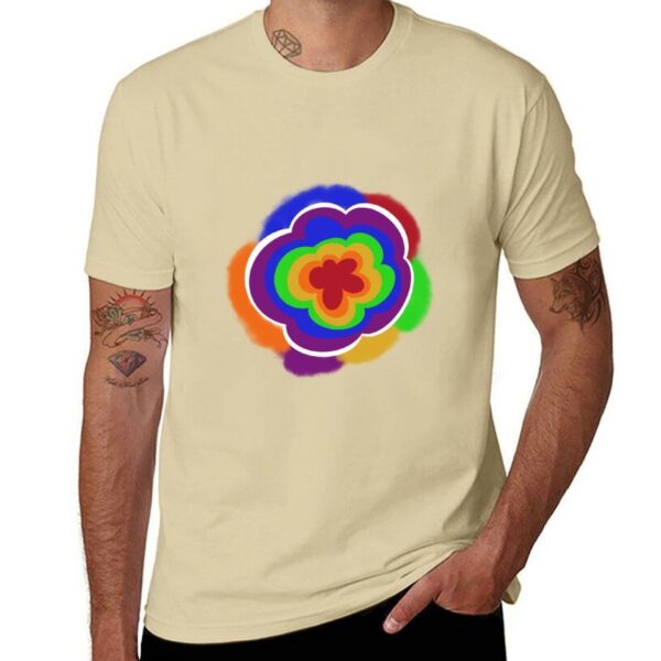 Camisetas masculina LGBTQ manga curta, flor do orgulho, camisas de gato - Image 8