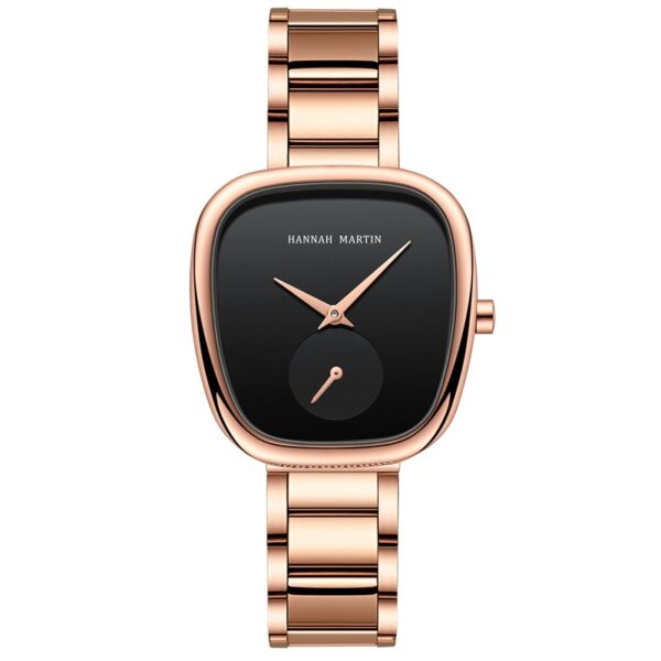 Relógio de pulso feminino 2023 nova chegada tonneau, design moda casual, pulseira simples elegante, senhoras, quartzo - Image 22