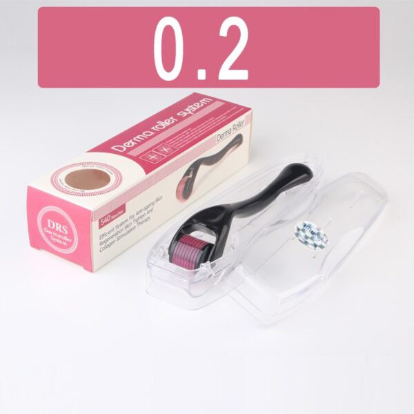 Rolo dermatológico Mezoroller, 540 agulhas, micro agulha para cuidados com a pele, tratamento facial, meso 0,5 0,75 1,0 1,5 2,0 2,5 3,0 - Image 11