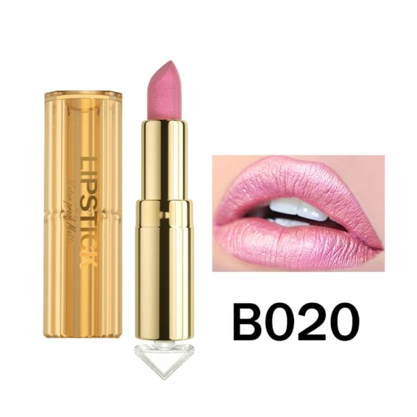 Batom Brilhante Matte, Batom Flip Glitter, Impermeável, Kissproof, Rosa Nu, Laranja, 12 cores, Coréia - Image 8