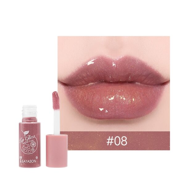 Batom impermeável lip gloss, mini, líquido, antiaderente, 24 horas de longa duração, batom fosco de veludo, maquiagem, 10 cores - Image 9