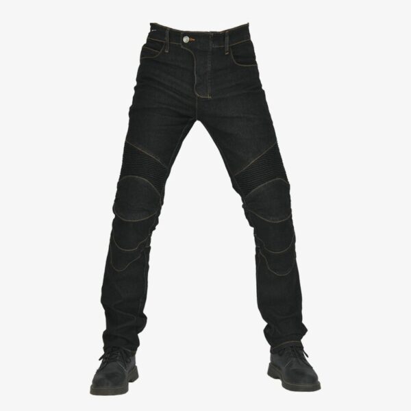 Calças masculina Jeans resistente a queda para motocicletas, com engrenagem de joelho quadril, jeans clássico ao ar livre, verão PK719 - Image 14