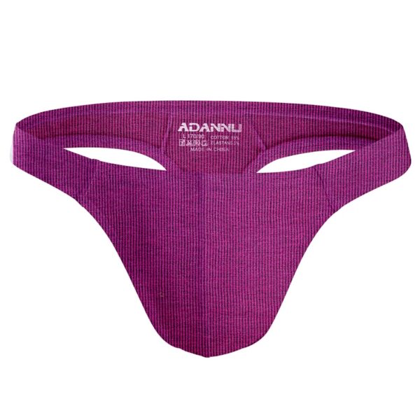 Cuecas masculina Jockstrap LGBTQ, ADANNU, calça protetora, sexy em relevo, tridimensional, bolso - Image 13