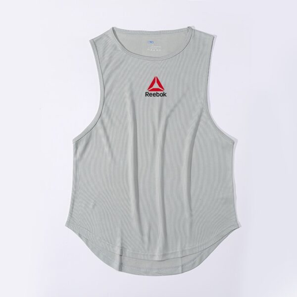 Camisetas masculina regata de ginástica sem mangas, treino, musculação, fitness, impressão de marca, roupas esportivas de praia, coletes musculares, novo, 2023 - Image 4