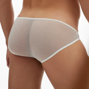 Cuecas masculina cintura baixa transparente, LGBTQ, cuecas sexy, malha transparente, bojo bolsa para pênis, jockstrap, erótico, gay, lingerie, cuecas