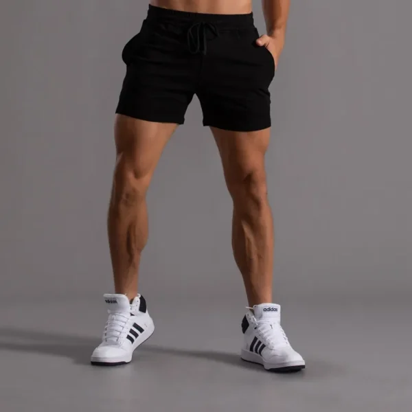 Shorts masculino esportivos, correndo jogger, ginásio calções de fitness solto secagem rápida respirável, basquete badminton treinamento calças 4xl - Image 7