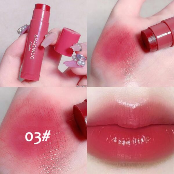 Batom hidratante, Rachadura seca rachado, Loção labial, Esmalte labial vívido, Vermelho matizado, Outono, Inverno