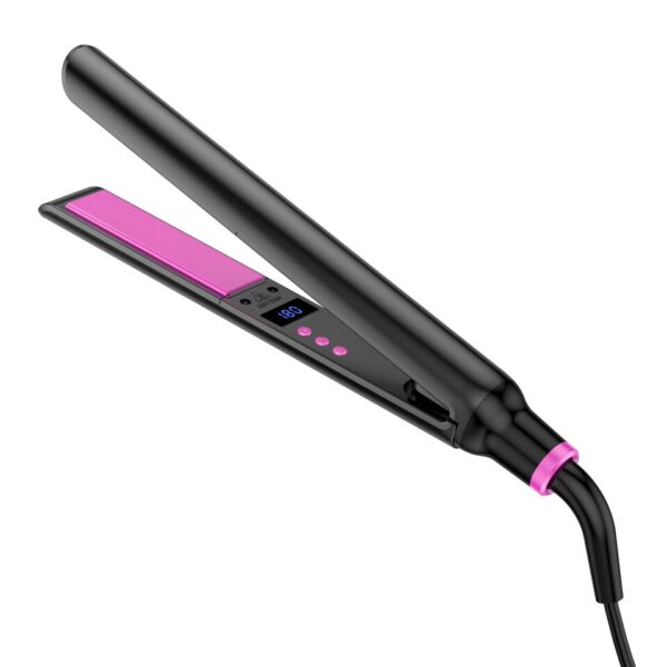Prancha de cabelo, profissional de Titânio Flat Iron Straightener, Rápido, Elétrico Endireitamento Curls, Styling Tool, LDY 465F, 110-240V - Image 6