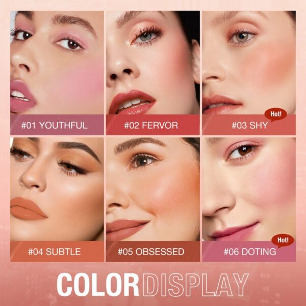 Blush vara/Batom, 3 em 1-O.TWO.O, olhos bochecha e lábio matiz buildable à prova dlightweight água leve creme - Image 9