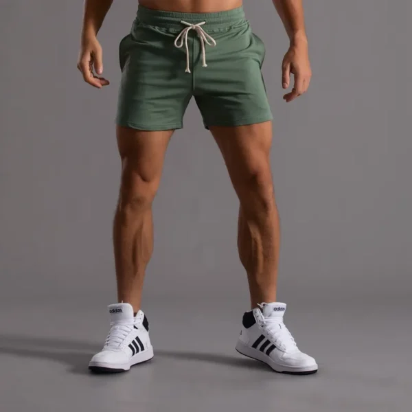 Shorts masculino esportivos, correndo jogger, ginásio calções de fitness solto secagem rápida respirável, basquete badminton treinamento calças 4xl - Image 4