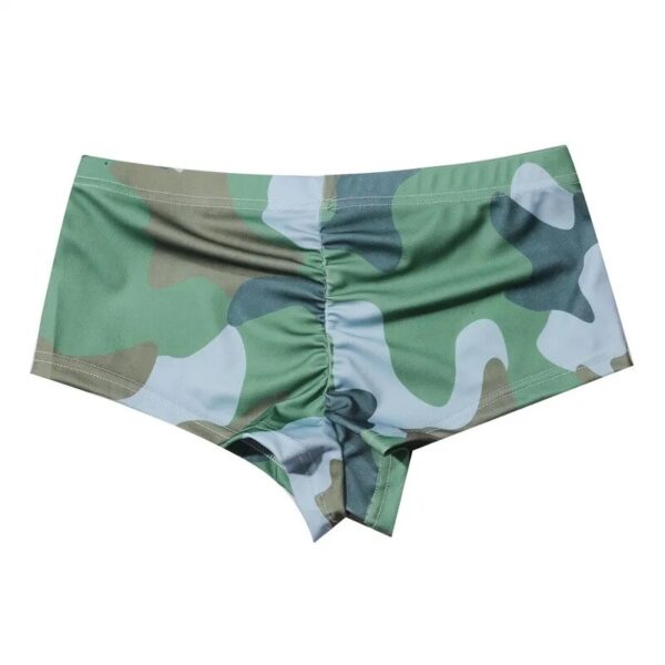 Shorts feminino esportivos de Cintura Alta, Shorts Elásticos Booty, Shorts de Ginásio Sexy para Senhoras Spandex, Mini Skinny Fitness Short, Verão - Image 8