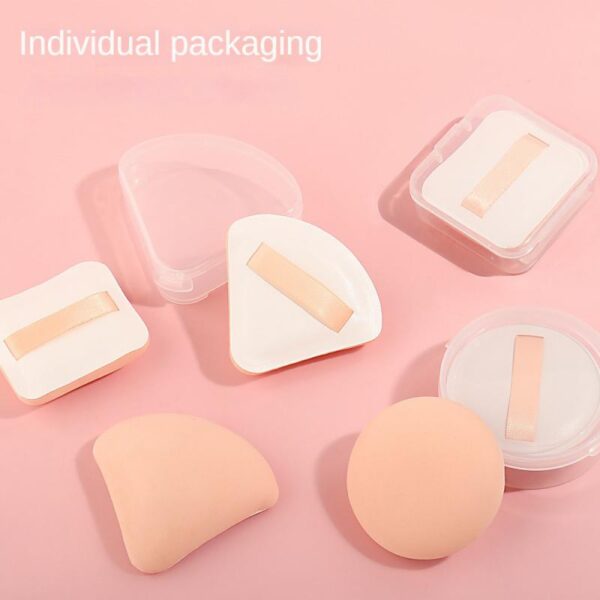 Almofada/esponja pó facial, Face Setting , pó compacto, controle de óleo, suave, fosco, suave, impermeável, corretivo, pressionado, maquiagem, 3 cores
