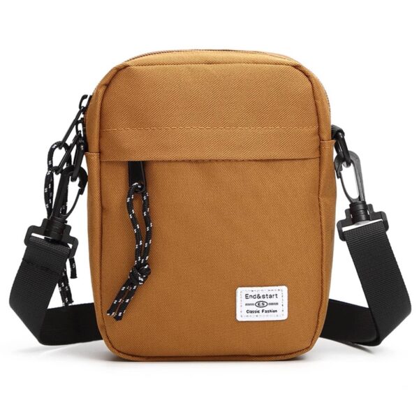 Mini bolsa, bolsa crossbody leve de ombro único com pequena bolsa suspensa e design de marca na moda - Image 9