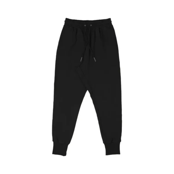 Calças e blusa (conjunto) masculino em Moletom monocromático , cintura com cordões, calça jogger justa, calça de ginástica de corrida, lazer, primavera, outono, novo - Image 8