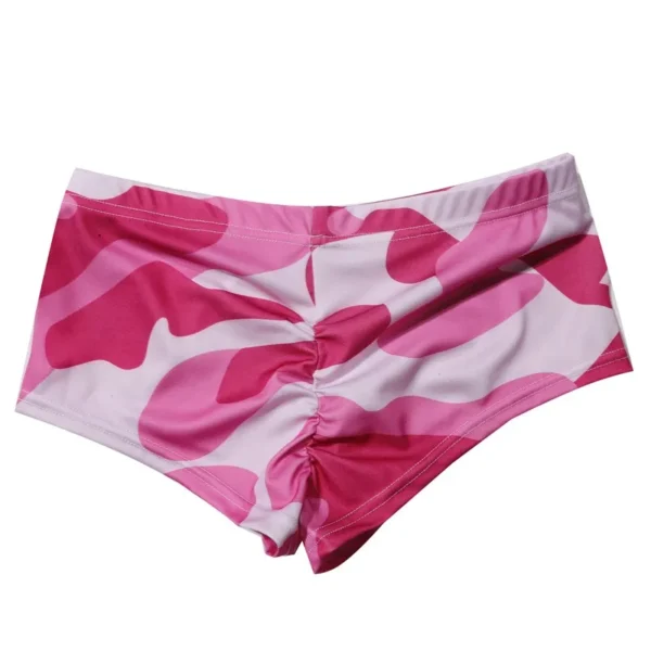 Shorts feminino esportivos de Cintura Alta, Shorts Elásticos Booty, Shorts de Ginásio Sexy para Senhoras Spandex, Mini Skinny Fitness Short, Verão - Image 9