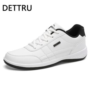 Sapatos masculino de couro respirável, de lazer, marca de luxo, England Trend