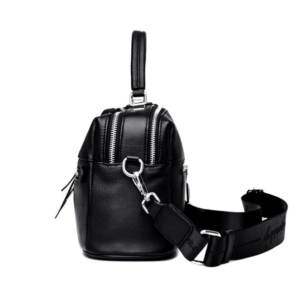Bolsa feminina de Ombro de Couro, Genuíno Macio, Bolsa Crossbody Casual, Alta Qualidade - Image 2