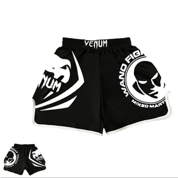 Shorts de boxe tailandeses, unissex, roupas de treinamento para mma, secagem rápida, fitness, treinamento - Image 11