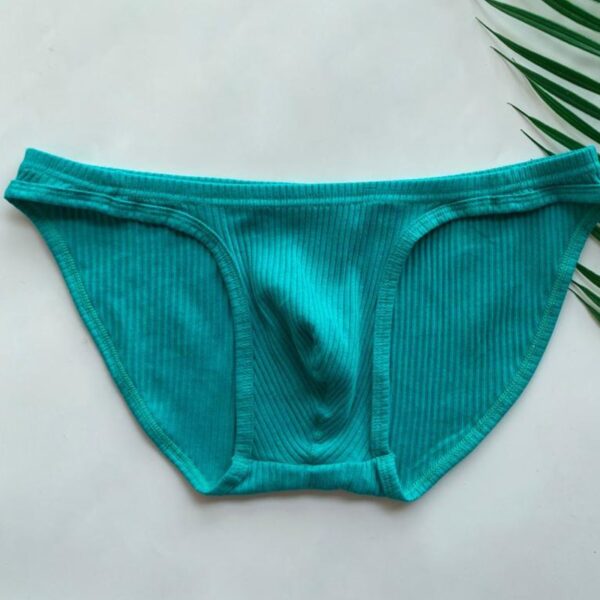 Cuecas masculina LGBTQ, cintura baixa respirável, algodão macio, G-String Underwear, tanga masculina, sólida, bolsa - Image 6