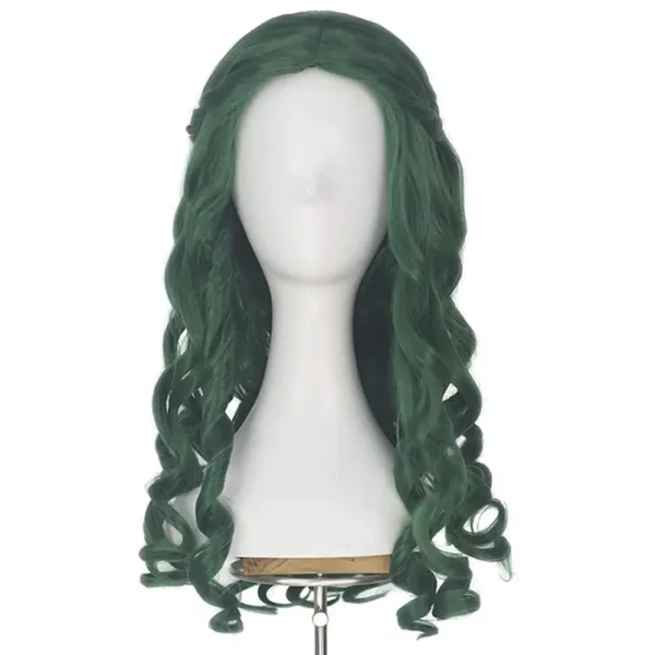 Perucas cabelo sintético, HAIRJOY Daenerys Targaryen, Prata Longo Trançado Traje Cosplay Rainha Lolita. - Image 12