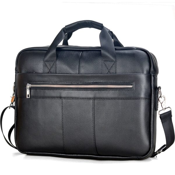 Bolsas casuais de couro genuíno, sacos para laptop, sacos masculinos de viagem de negócios, bolsa de ombro masculina - Image 12