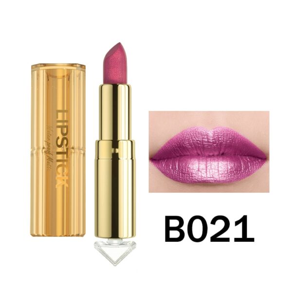 Batom Brilhante Matte, Batom Flip Glitter, Impermeável, Kissproof, Rosa Nu, Laranja, 12 cores, Coréia - Image 12