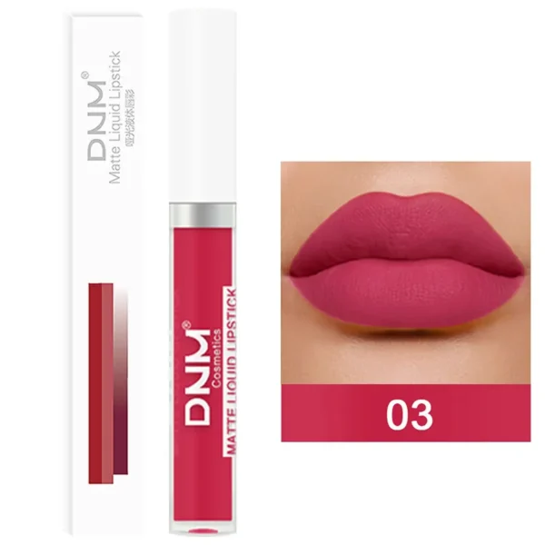 Batom líquido, 3 pçs conjunto, doce matte velvet, esmalte à prova d água de longa duração não-marcação natural lábio matiz kit  yzl1 - Image 8