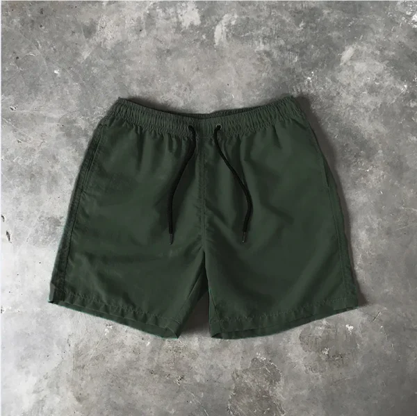 Shorts masculino impermeáveis, calção de praia, esportes de corrida, calça curta casual fitness, verão, 2023 - Image 12