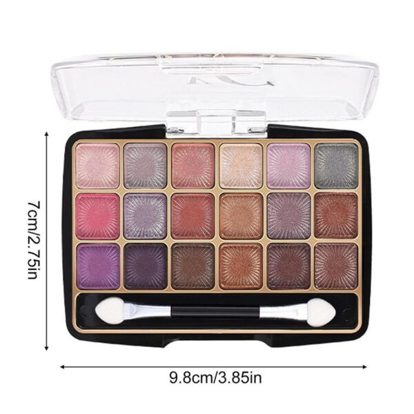 Sombra para olhos, Paleta de maquiagem matte, duradoura, perolada, impermeável - Image 6