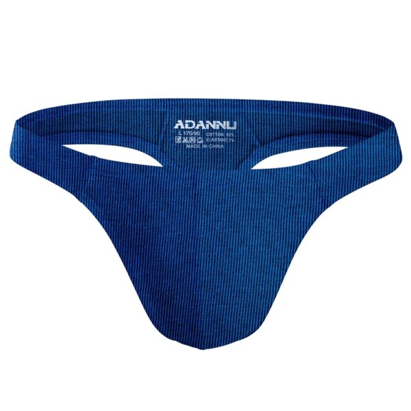 Cuecas masculina Jockstrap LGBTQ, ADANNU, calça protetora, sexy em relevo, tridimensional, bolso - Image 9