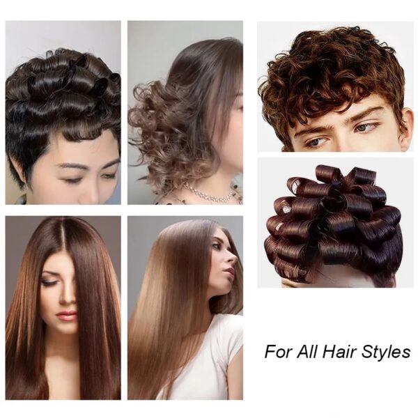 Alisador Mini portátil  de cabelo, de cerâmica, Flat Iron, Curling, curto, duplo uso, Styling Care. - Image 4