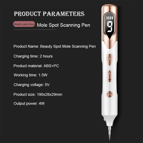 Caneta Plasma Laser para Removedor de Tag da Pele, Sarda, Ponto Preto, Papiloma, Verrugas, Toupeira, Espinhas, Remoção de Tatuagem - Image 2