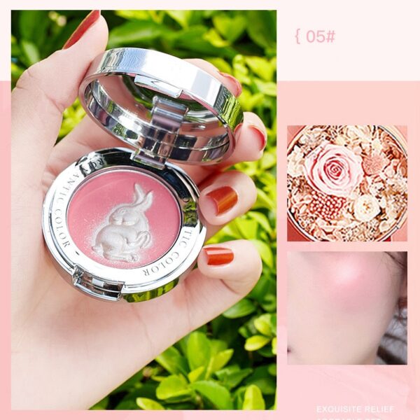 Pó Blush Mineral Pigmento, Paleta De Péssego, Face Blush, Creme Brilhante Blush, Sombra Vermelha - Image 9