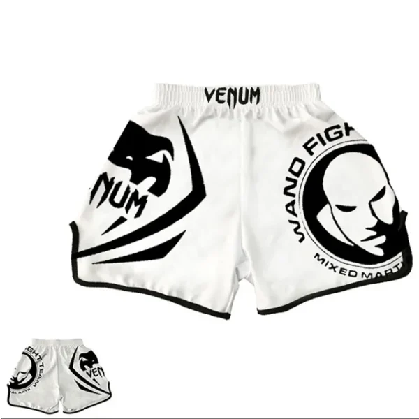 Shorts de boxe tailandeses, unissex, roupas de treinamento para mma, secagem rápida, fitness, treinamento - Image 12