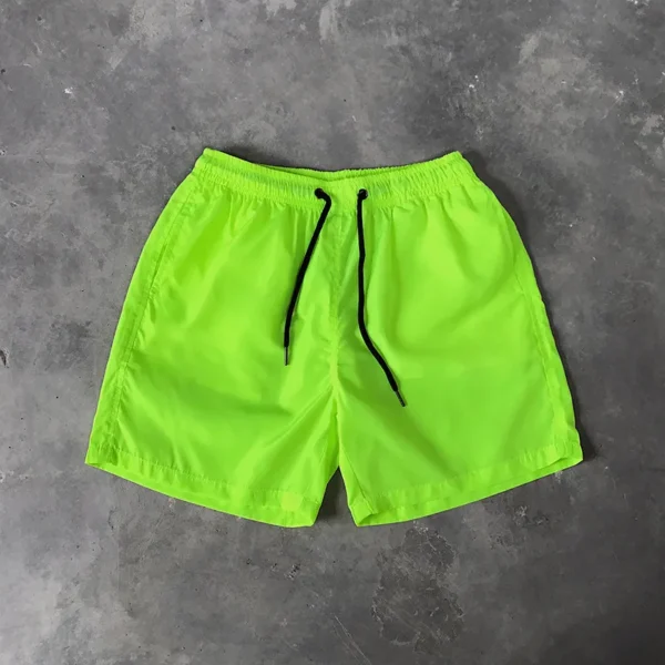 Shorts masculino impermeáveis, calção de praia, esportes de corrida, calça curta casual fitness, verão, 2023 - Image 13