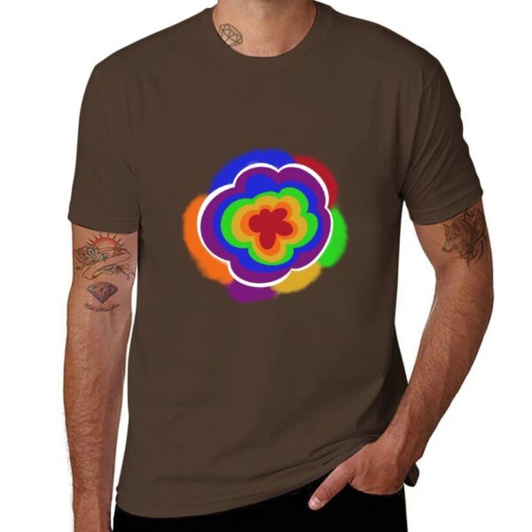 Camisetas masculina LGBTQ manga curta, flor do orgulho, camisas de gato - Image 14