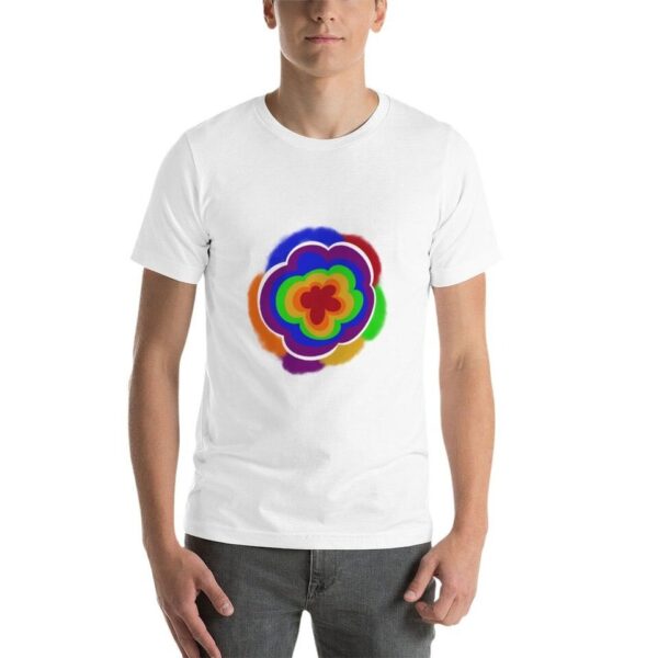 Camisetas masculina LGBTQ manga curta, flor do orgulho, camisas de gato - Image 10