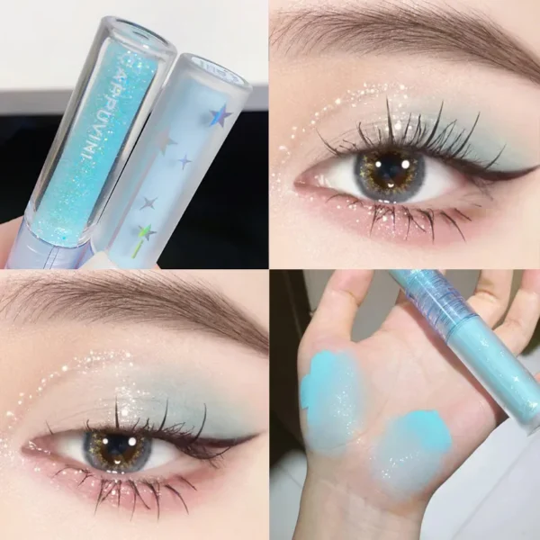 Sombras líquida, Gemini, série Shimmer, Glitter Diamond, Olhos Brilhantes, Cabeça Dupla, Ferramentas de Cosméticos, Maquiagem Coreana - Image 7