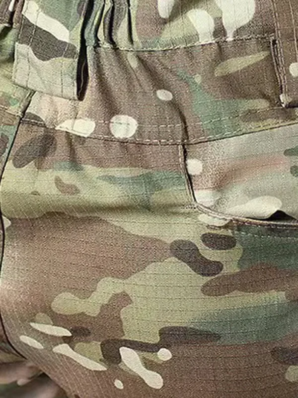 Bermudas masculina de camuflagem, militar tático, multi bolsos, shorts cargo, masculino respirável, secagem rápida, calças curtas de caminhada, verão - Image 6