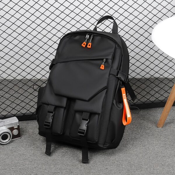 Mochilas unissex de alta qualidade luxo, 15.6 portátil, mochila de alta capacidade à prova d água, bolsa de viagem, moda escola - Image 5