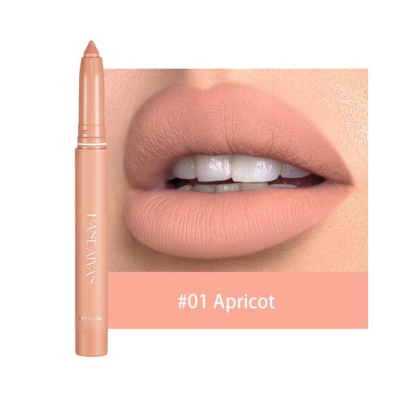 Batom/Caneta, lipstick, Nude Pink Matte, Brilho labial monocromático, impermeável, batom de longa duração, lápis de lábios maquiagem, 12 cores - Image 10