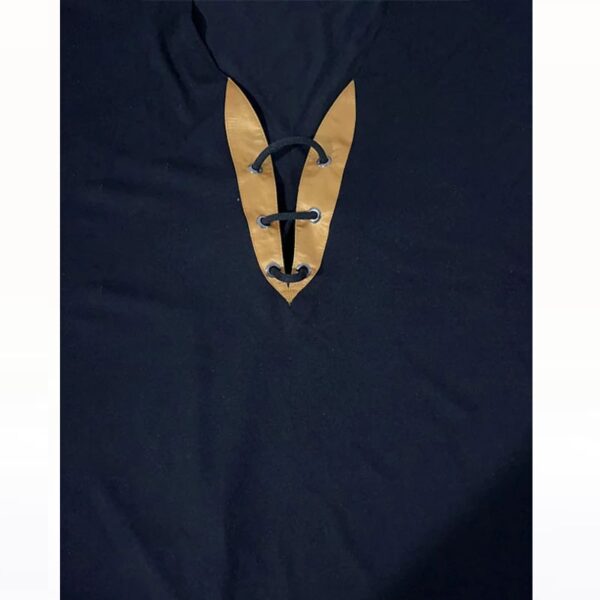 Camisetas masculina slim fit vintage com retalho em V, tops casuais de pulôver de manga curta, camisetas de streetwear, verão, nova - Image 7