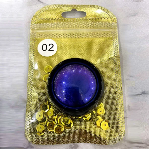 Sombras em pó monocromática camaleão, brilho metálico, paleta de sombra, pigmento radiante, maquiagem olhos brilhantes, cosméticos - Image 12